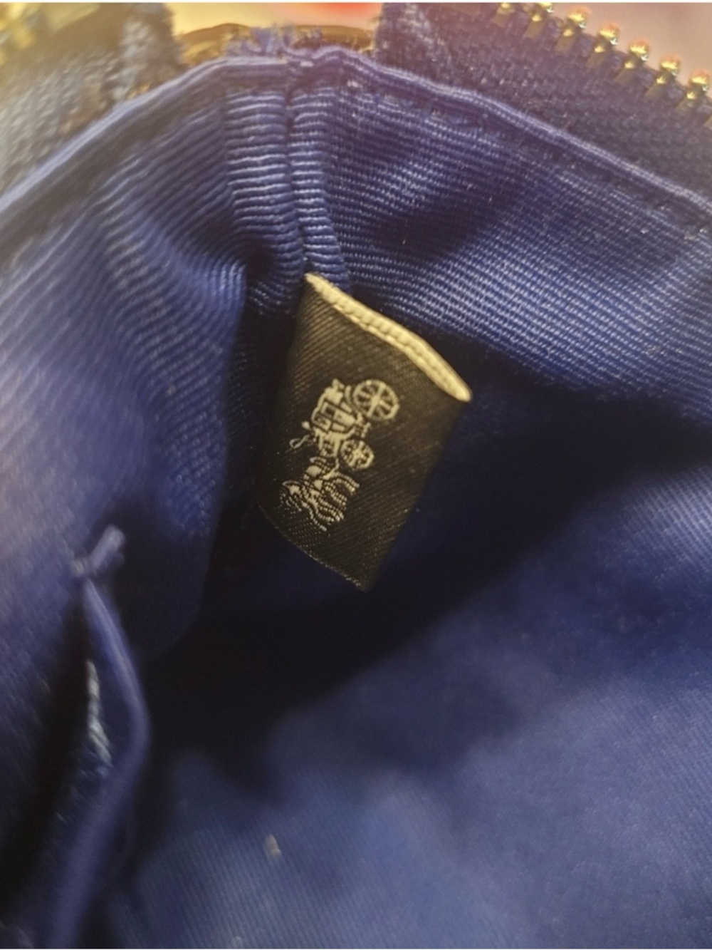 Coach Colorblock Andi Leather Backpack With Blue Wristlet EUC 🩷❤️🧡💙 Absolutely 🤩 - Picture 11 of 12